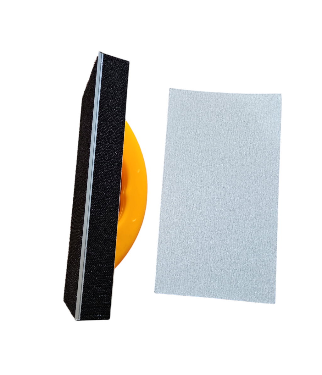 Set frattoni per carteggiare le pareti angolare e rettangolare con carta abrasiva levigatura sgrossatura carteggiatura