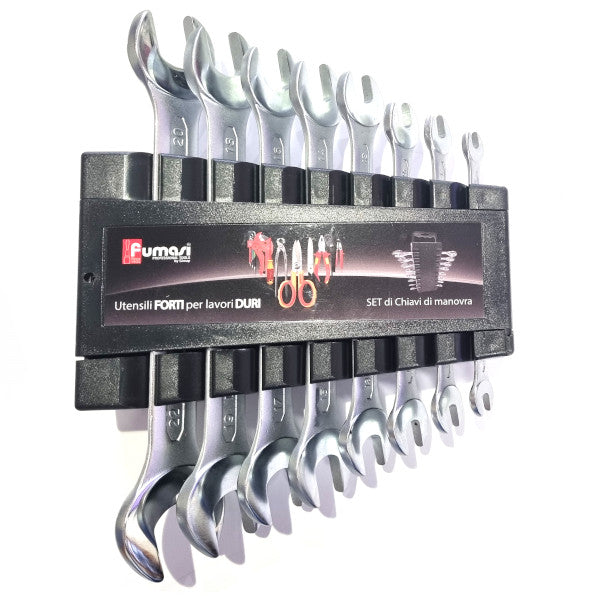 SERIE 8 CHIAVI A FORCHETTA SET PLASTICA